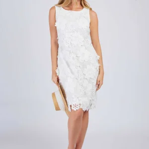 abito a tubino in pizzo