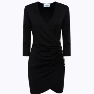 abito con drappeggio