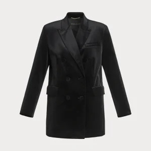 giacca blazer in velluto