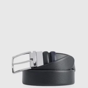 cintura in pelle double-face