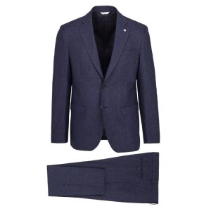 abito slim in misto lana