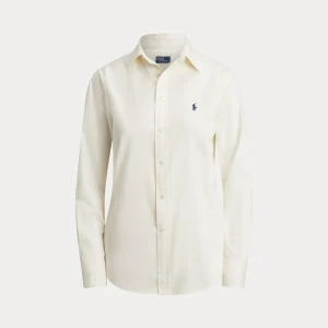 camicia in twill di cotone