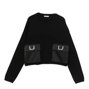 maglione con tasche sul davanti