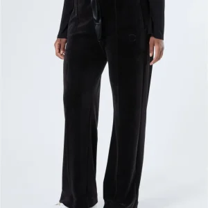 pantalone in velluto jersey