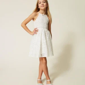 abito corto in pizzo