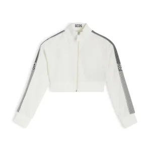 felpa full zip con logo