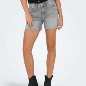 ONLY - Short Jeans - GRIGIO