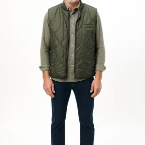 kerso - gilet reversibile - verde militare